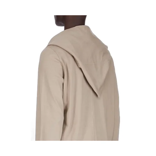 Drkshdw Concordians Mountain Hoodie In Pearl Compact Heavy Jersey