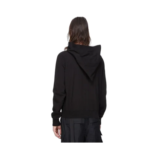 Drkshdw Concordians Mountain Hoodie In Black Compact Heavy Jersey