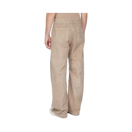 Drkshdw Concordians Geth Jeans In Dirty Pearl Brushed Cotton.