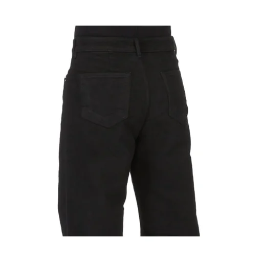 Drkshdw Concordians Geth Jeans In Black Brushed Cotton.