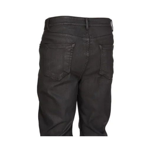 Drkshdw Concordians Bias Bootcut In Black Wax Stretch Denim