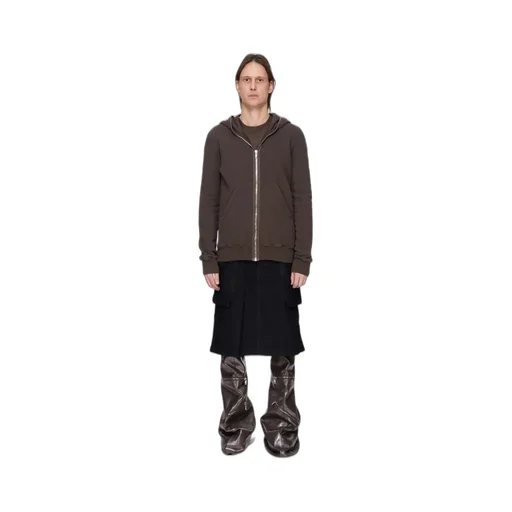 Drkshdw Concordians Stefan Cargo Skirt In Black Cotton Tela