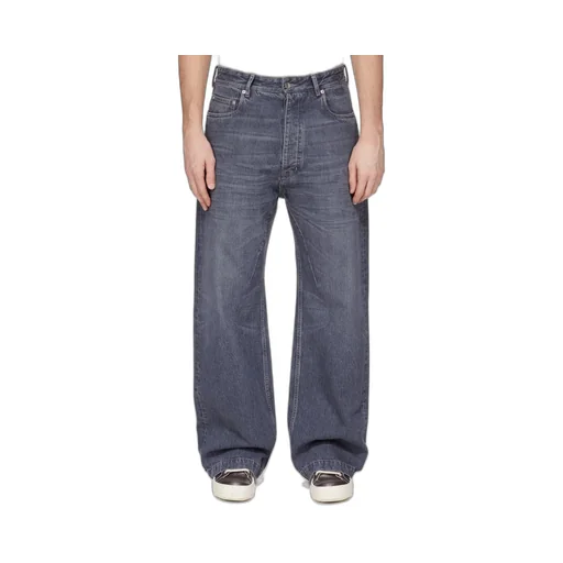 Drkshdw Concordians Geth Jeans In 13Oz Stone Washed Grey Denim