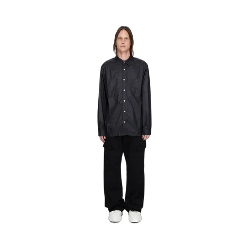 Drkshdw Concordians Jumbo Outershirt In Black Recycled Nylon