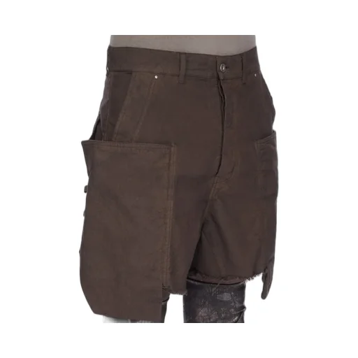 Drkshdw Concordians Stefan Cargo Shorts In Drkdust Cotton Tela