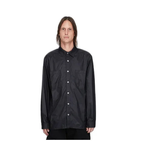Drkshdw Concordians Jumbo Outershirt In Black Recycled Nylon