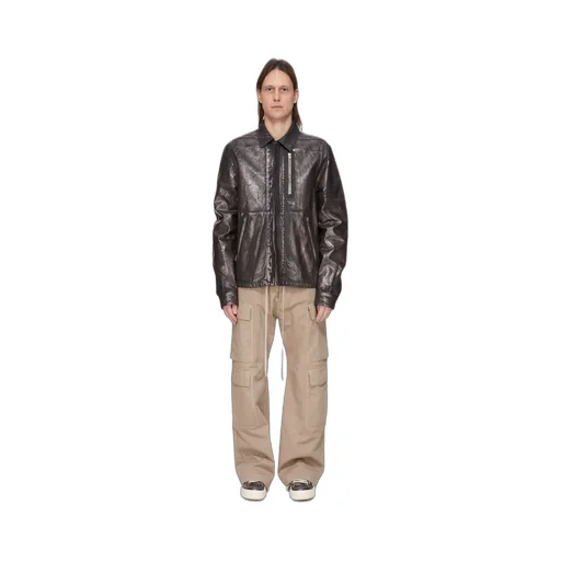 Drkshdw Concordians Double Cargo Jeans In Dirty Pearl Cotton Twill