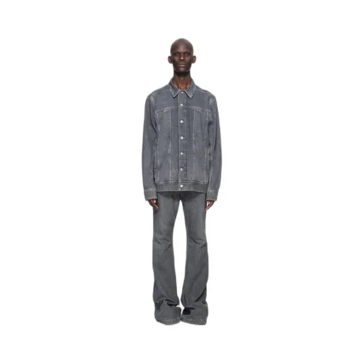 Drkshdw Concordians Bolan Bootcut In 13Oz Stone Washed Grey Denim