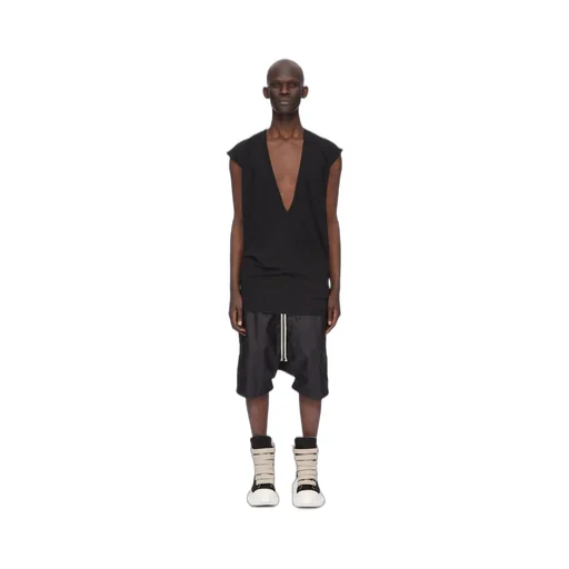 Drkshdw Concordians Drawstring Pods In Black Nylon Canvas