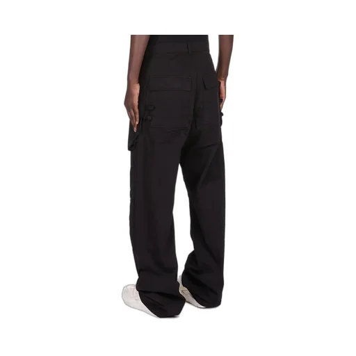Drkshdw Concordians Stefan Cargo In Black Cotton Twill