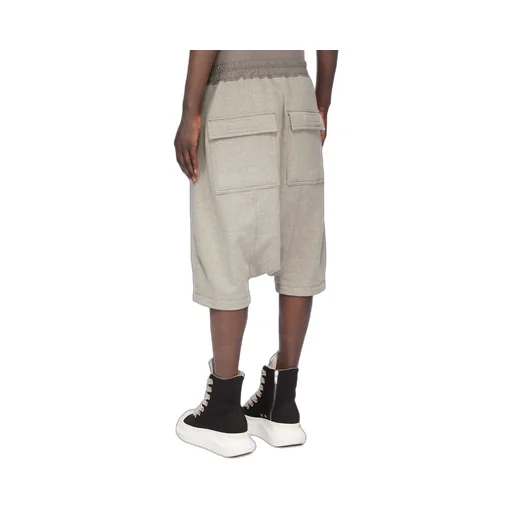 Drkshdw Concordians Drawstring Pods In Melange Grey Felpa Jersey