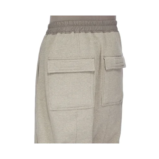 Drkshdw Concordians Drawstring Pods In Melange Grey Felpa Jersey
