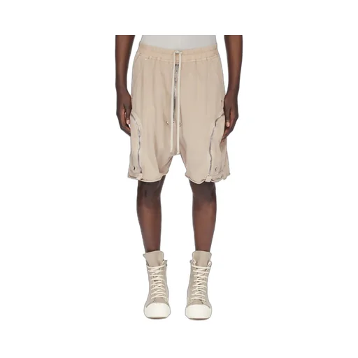 Drkshdw Concordians Bauhaus Shorts In Dirty Pearl Compact Heavy Jersey