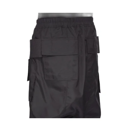 Drkshdw Concordians Creatch Cargo Pods In Black Nylon Canvas