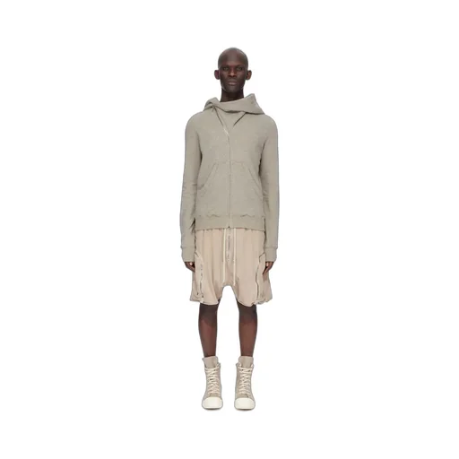Drkshdw Concordians Bauhaus Shorts In Dirty Pearl Compact Heavy Jersey