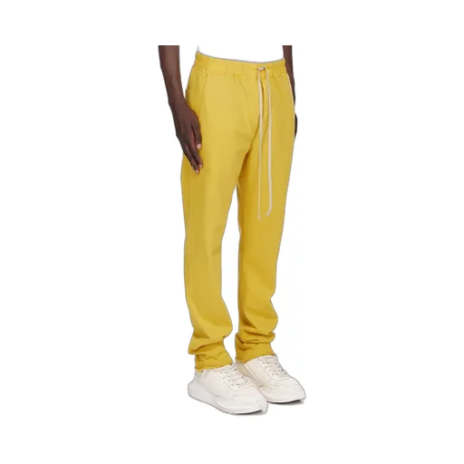 Drkshdw Concordians Berlin Drawstring In Lemon Compact Heavy Jersey