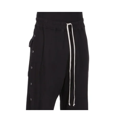 Drkshdw Concordians Pusher Pants In Black Double Brushed Jersey