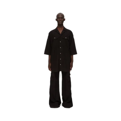 Drkshdw Concordians Double Cargo Jumbo Belas In Black Light Flannel