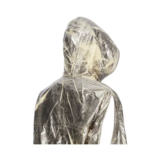 Drkshdw Concordians Sealed Windbreaker In Palladium Foil Light Nylon