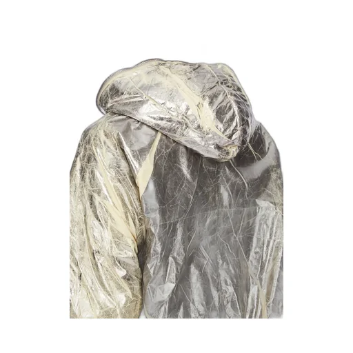 Drkshdw Concordians Sealed Windbreaker In Palladium Foil Light Nylon