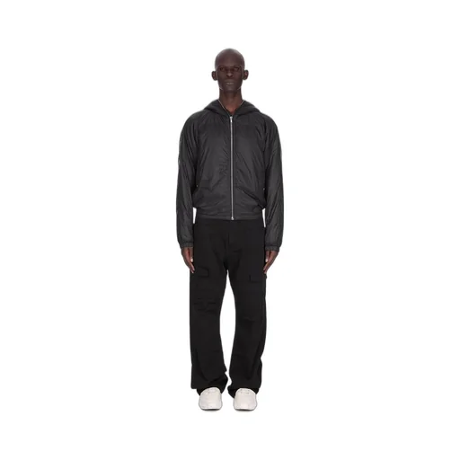 Drkshdw Concordians Sealed Windbreaker In Black Recycled Nylon.