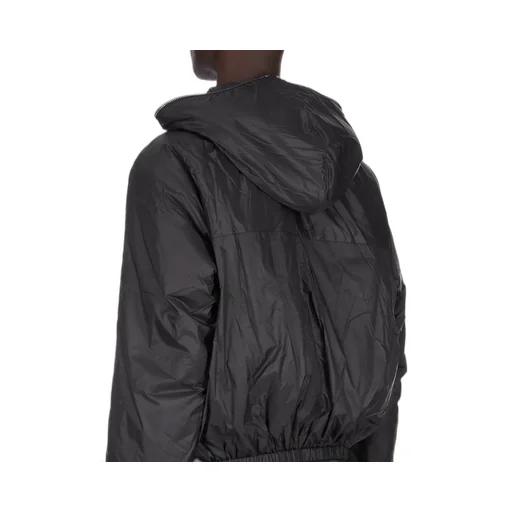 Drkshdw Concordians Sealed Windbreaker In Black Recycled Nylon.