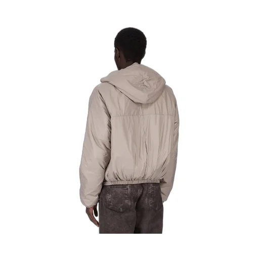 Drkshdw Concordians Sealed Windbreaker In Dirty Pearl Recycled Nylon.