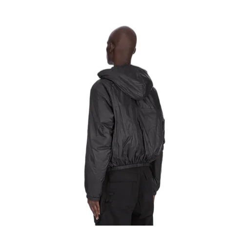 Drkshdw Concordians Sealed Windbreaker In Black Recycled Nylon.