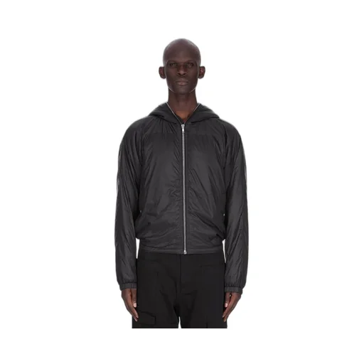 Drkshdw Concordians Sealed Windbreaker In Black Recycled Nylon.