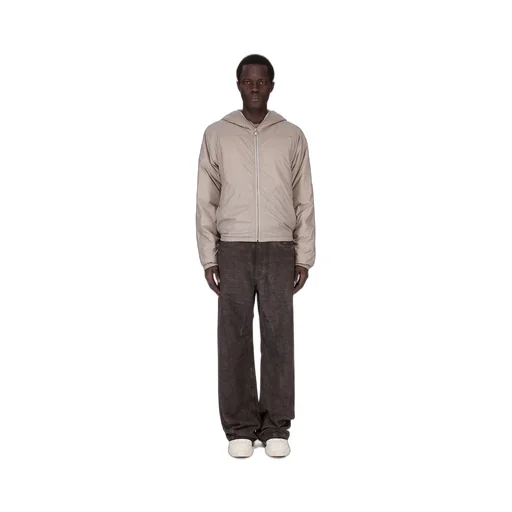Drkshdw Concordians Sealed Windbreaker In Dirty Pearl Recycled Nylon.