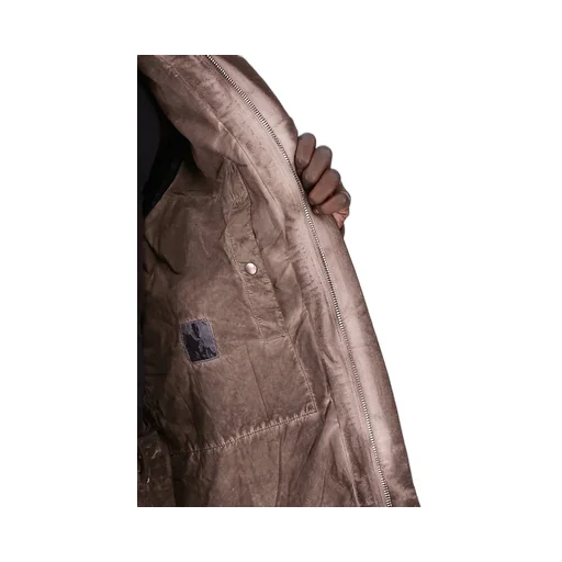 Drkshdw Concordians Concealed Zipfront Jkt In Drkdust Brushed Cotton