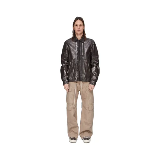 Drkshdw Concordians Concealed Zipfront Jkt 13Oz Bronze Megacrust Denim