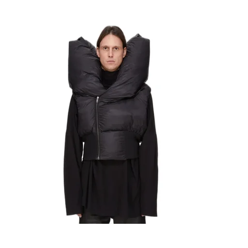 Drkshdw Concordians Anubis Vest In Black Recycled Nylon