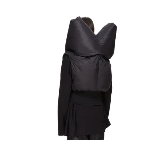Drkshdw Concordians Anubis Vest In Black Recycled Nylon