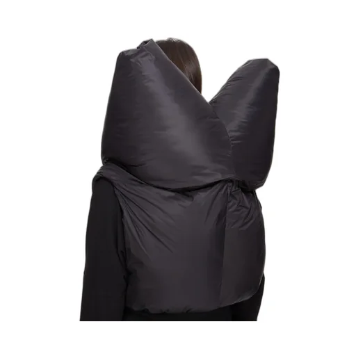 Drkshdw Concordians Anubis Vest In Black Recycled Nylon