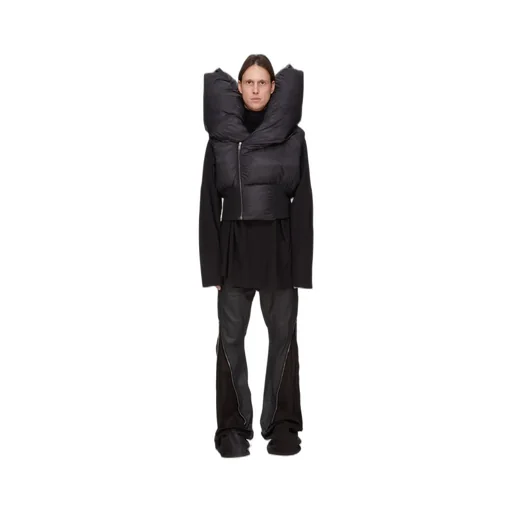 Drkshdw Concordians Anubis Vest In Black Recycled Nylon