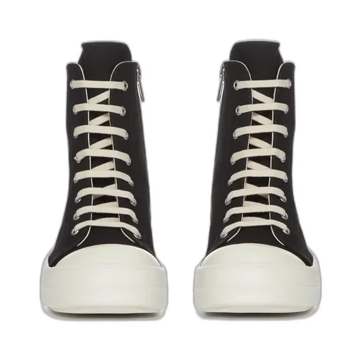Drkshdw Concordians Sneaks In Black/Milk/Milk 13Oz Overdyed Denim