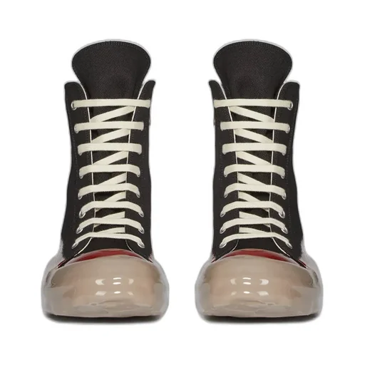 Drkshdw Concordians Sneaks In Black/Red/Drk Beige 13Oz Overdyed Denim