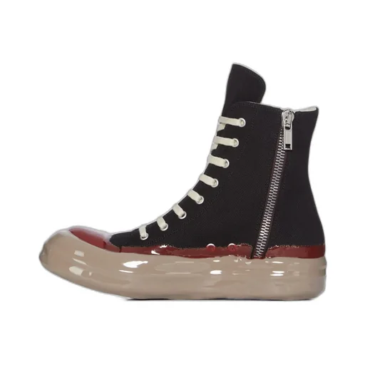 Drkshdw Concordians Sneaks In Black/Red/Drk Beige 13Oz Overdyed Denim