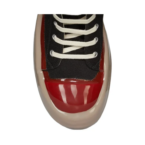 Drkshdw Concordians Sneaks In Black/Red/Drk Beige 13Oz Overdyed Denim