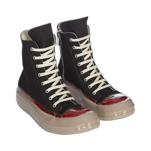 Drkshdw Concordians Sneaks In Black/Red/Drk Beige 13Oz Overdyed Denim