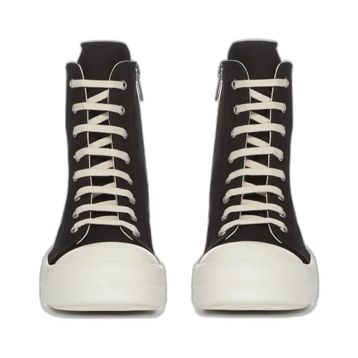 Drkshdw Concordians Sneaks In Black/Milk/Milk 13Oz Overdyed Denim