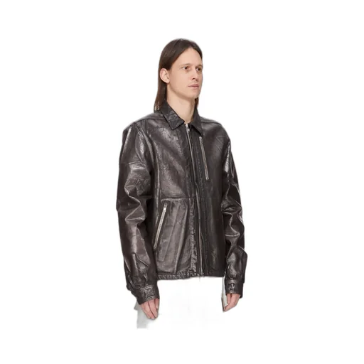 Drkshdw Concordians Concealed Zipfront Jkt 13Oz Bronze Megacrust Denim