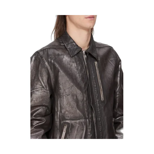 Drkshdw Concordians Concealed Zipfront Jkt 13Oz Bronze Megacrust Denim