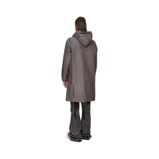 Drkshdw Concordians Sealed Windbreaker Coat In Bronze Recycled Nylon.