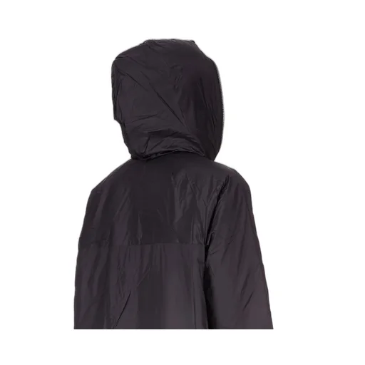 Drkshdw Concordians Sealed Windbreaker Coat In Black Recycled Nylon.