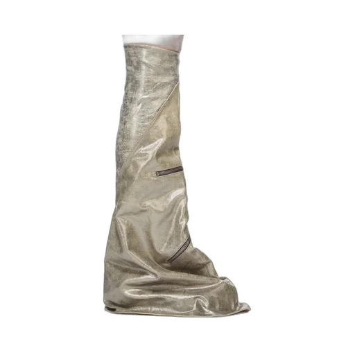 Drkshdw Concordians Cargo Fetish In Palladium/Milk 13Oz Foil Denim
