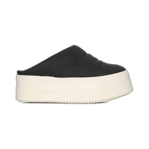 Drkshdw Concordians Puffer Slip On In Black/Milk Nylon Canvas