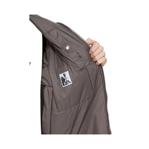Drkshdw Concordians Sealed Windbreaker Coat In Bronze Recycled Nylon.