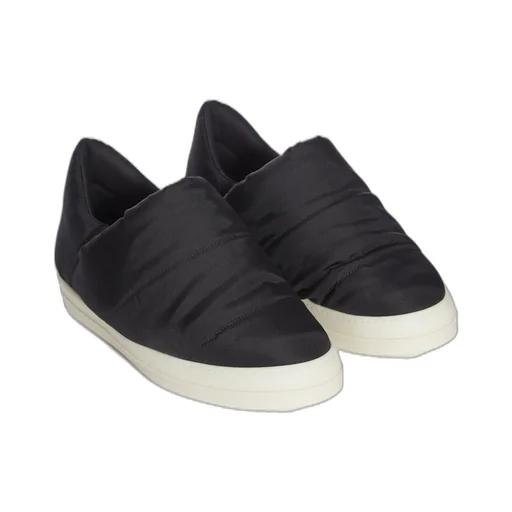 Drkshdw Concordians Puffer Slip On In Black/Milk Nylon Canvas